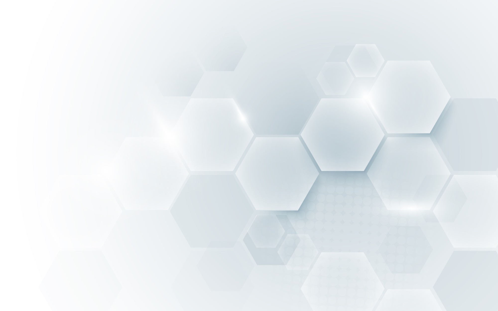 A white hexagon texture