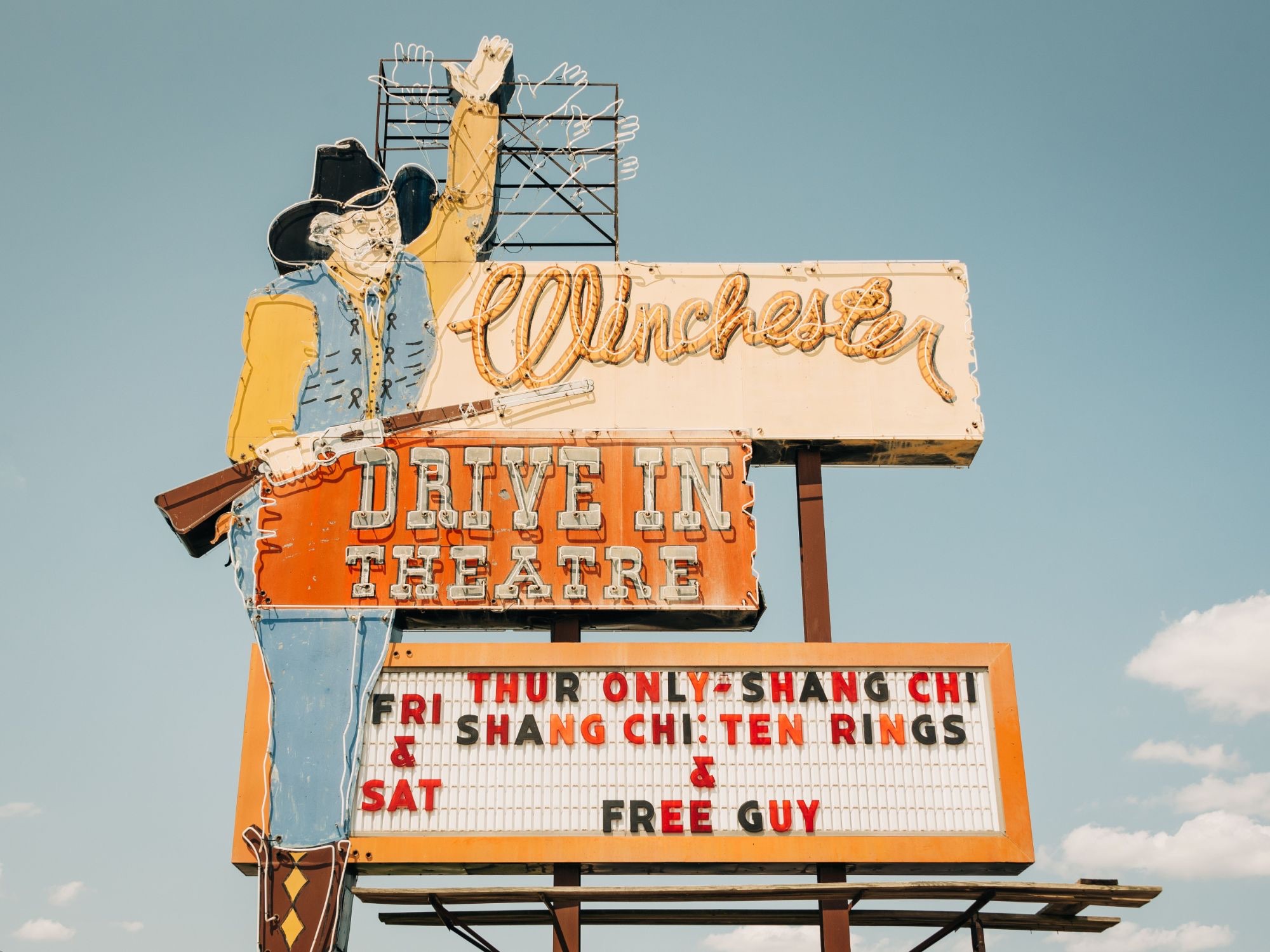 Winchester Drive-In sign, Oklahoma City